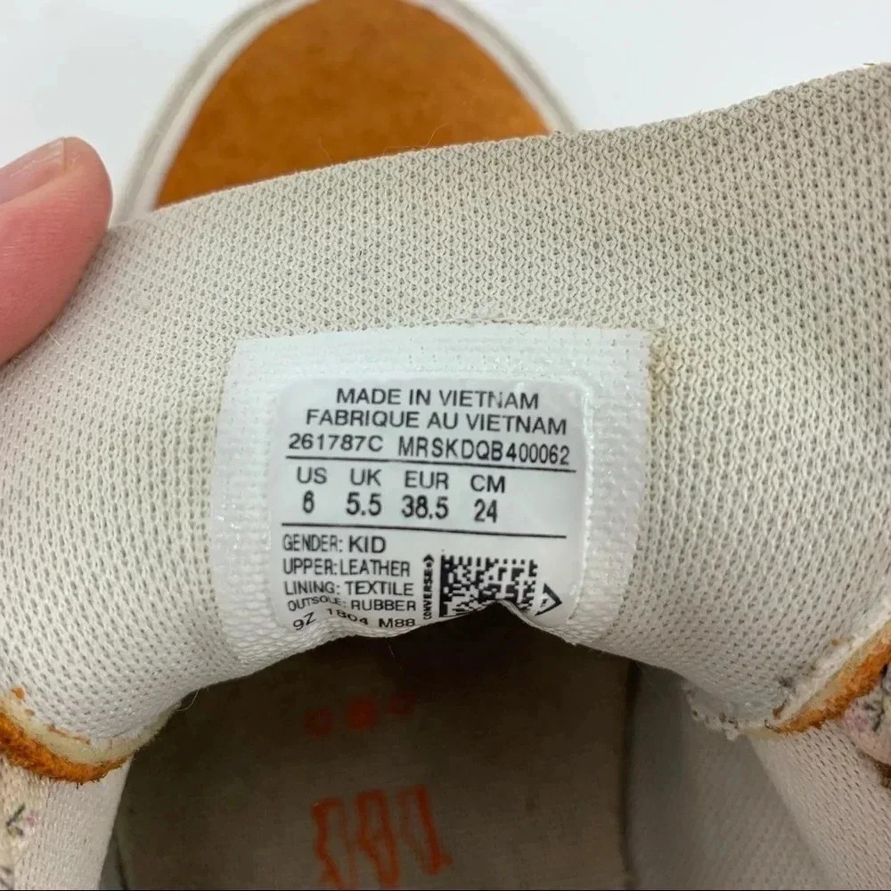 Converse one star orange suede sneakers - Picture 8 of 8
